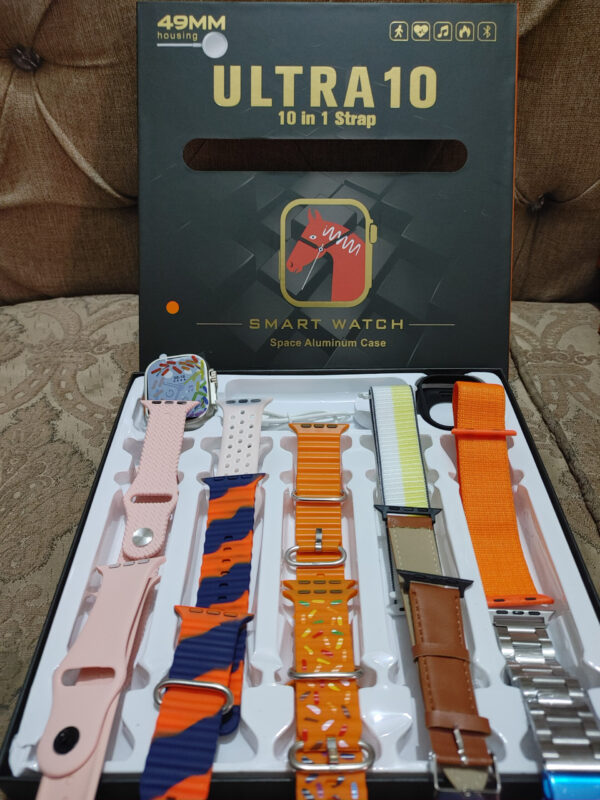 Ultra 10 Smartwatch | 10 in 1 Series 8 big 2.0′ HD Screen - Image 2