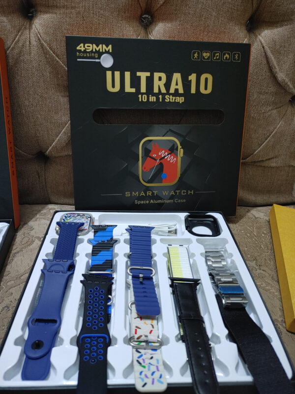 Ultra 10 Smartwatch | 10 in 1 Series 8 big 2.0′ HD Screen - Image 3