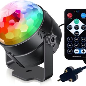 LED Disco Party Lights Crystal Magic Ball 3W RGB