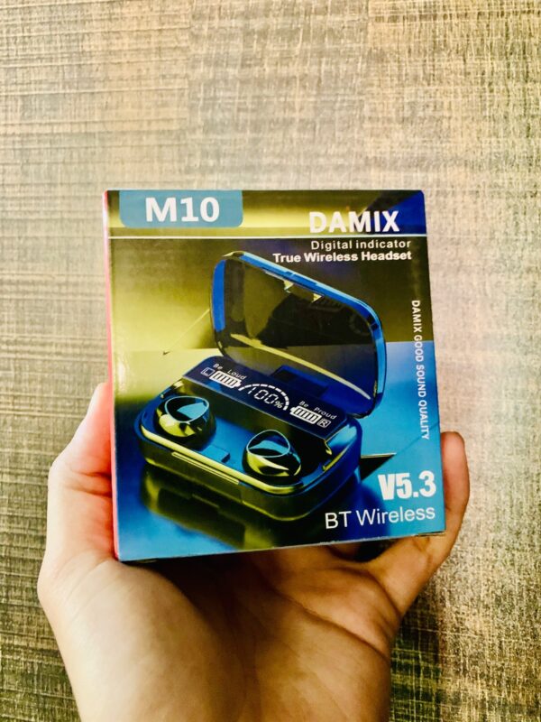 M10 Damix V 5.3 Bluetooth Wireless Earbuds - Image 2