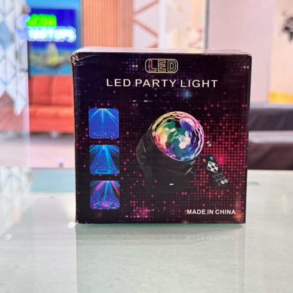 LED Disco Party Lights Crystal Magic Ball 3W RGB - Image 8
