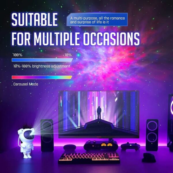 Astronaut Star Projector Night Light | Bring the Galaxy to Your Room - Image 8