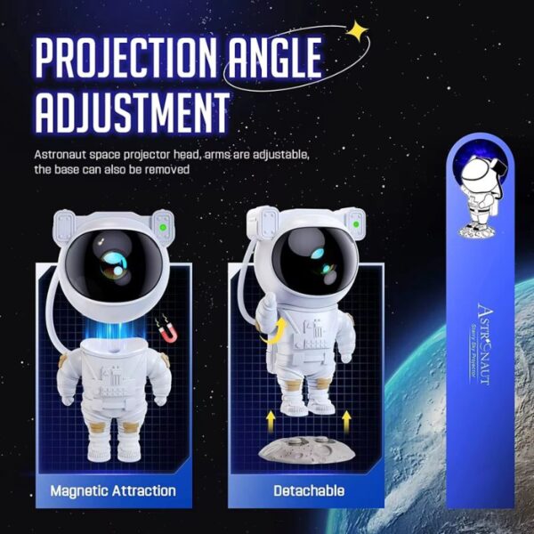 Astronaut Star Projector Night Light | Bring the Galaxy to Your Room - Image 5