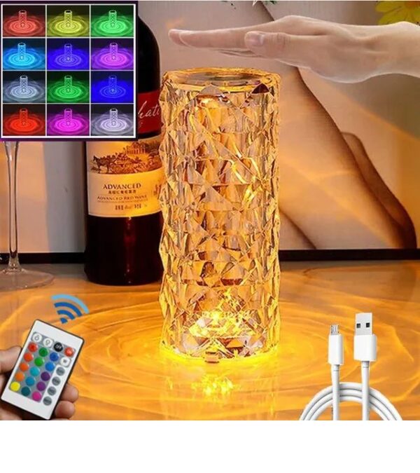 LED Atmosphere Crystal Lamp