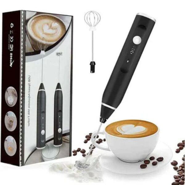 Rechargeable Electric Coffee Frother & Egg Beater