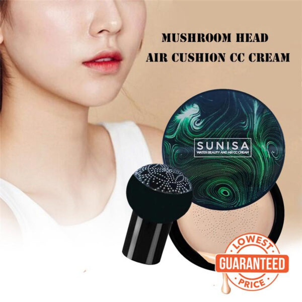 SUNISA foundation Base Original 3 In 1 | Air Cushion CC & Bb Cream | Waterproof Foundation | Moisturizing Liquid Foundation with Sponge - Image 7