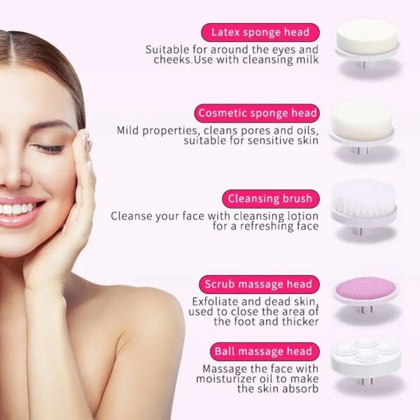 5 in 1 Facial Electric Cleanser