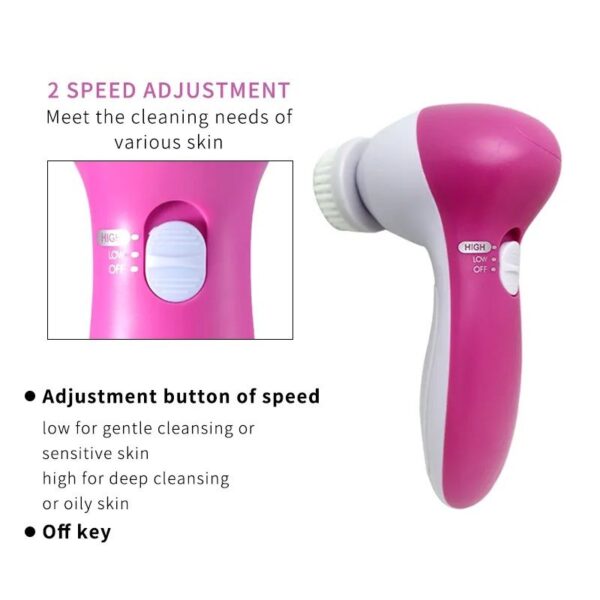 5 in 1 Facial Electric Cleanser