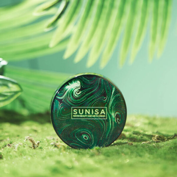 SUNISA foundation Base Original 3 In 1 | Air Cushion CC & Bb Cream | Waterproof Foundation | Moisturizing Liquid Foundation with Sponge - Image 5