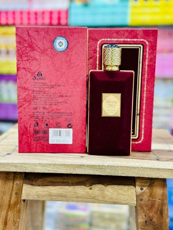Luxury Velvet Intensely Perfume 100ML | Unisex Maroon Liquid Fragrance | Long-Lasting, Bold & Elegant Scent
