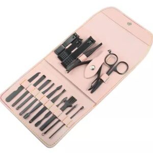 16 Pcs Stainless Steel Nail Clipper & Manicure Set