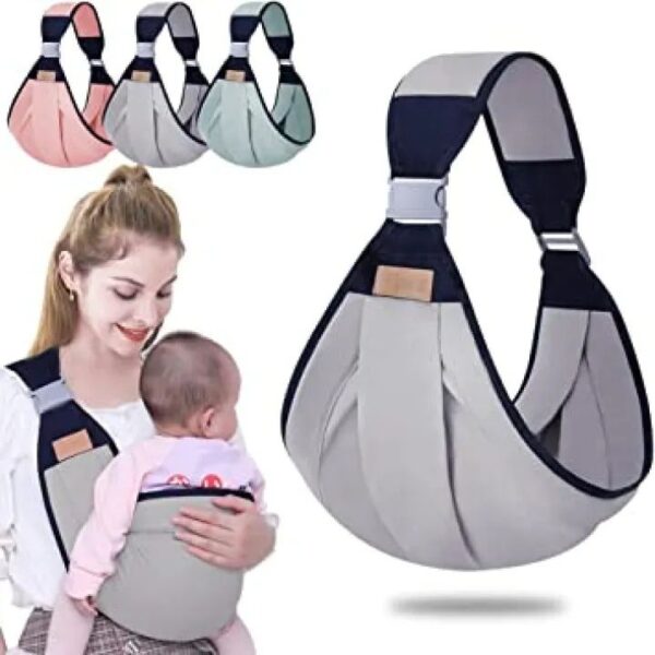 adjustable newborn baby carrier sling wrap breathable backpack shoulder strap for baby feeding