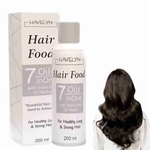 Havelyn Hair Food Oil – For Healthy, Long & Strong Hair | Reduces Hair Fall (200ml) Unlock the secret to healthier, thicker, and stronger hair with Havelyn Hair Food Oil – your go-to solution for hair nourishment, growth stimulation, and hair fall control. Formulated with a potent blend of natural oils, vitamins, and herbal extracts, this deeply nourishing hair oil works from root to tip, reviving dull, weak hair and promoting healthy, long-lasting results. Ideal for all hair types and suitable for both men and women, Havelyn Hair Food Oil is your daily hair care essential in a convenient 200ml bottle. Nourishment That Goes Deep Havelyn Hair Food Oil is packed with natural botanical ingredients that deliver rich moisture, essential nutrients, and restorative care directly to your scalp and hair follicles. Whether you’re struggling with dryness, breakage, hair fall, or slow growth, this advanced formula penetrates deep into the scalp to revitalize hair from within. Key Benefits: Promotes Hair Growth – Stimulates hair follicles for faster, healthier hair growth. Reduces Hair Fall – Strengthens roots and minimizes hair breakage and shedding. Deeply Conditions & Softens – Leaves hair silky, manageable, and frizz-free. Nourishes Scalp – Soothes dry, itchy, or flaky scalp and supports overall scalp health. Strengthens Hair Shaft – Prevents split ends and damage from styling or environmental stress. Powered by Nature – Gentle Yet Effective What makes Havelyn Hair Food Oil truly special is its natural, chemical-free formula. Free from parabens, sulfates, and mineral oils, it’s enriched with hair-loving oils like: Coconut Oil – Moisturizes and protects against breakage. Castor Oil – Known for promoting thicker hair and reducing split ends. Argan Oil – Adds shine, softness, and reduces frizz. Amla Extract – Rich in Vitamin C to strengthen hair and support scalp health. Bhringraj – An Ayurvedic herb proven to improve hair texture and stimulate hair regrowth. This unique blend not only nourishes your hair but also helps maintain a healthy scalp environment for long-term results. Lightweight, Non-Greasy Formula Unlike heavy oils that leave a sticky residue, Havelyn Hair Food Oil features a lightweight, fast-absorbing texture that penetrates the scalp without weighing your hair down. Use it before shampooing as a deep conditioning treatment, or leave it in overnight for maximum nourishment. Perfect for regular use, it rinses out easily and leaves your hair feeling refreshed, not oily. Ideal for All Hair Types Whether your hair is curly, straight, wavy, or coily, Havelyn Hair Food Oil is designed to work across all hair types and textures. It’s especially effective for those experiencing: Hair thinning and hair fall Dry or damaged hair Split ends or breakage Slow hair growth or patchy spots Scalp irritation or dandruff How to Use: Take a small amount of oil in your palm and gently massage it into your scalp using your fingertips. Apply through the length of your hair, focusing on dry or damaged areas. Leave it on for at least 1 hour or overnight for deep conditioning. Wash with a mild shampoo. Use 2-3 times a week for best results. Why Choose Havelyn Hair Food Oil? Natural, herbal formulation – safe and effective Fights hair fall and boosts growth Strengthens and restores damaged hair Non-greasy and easy to wash out Suitable for men and women 200ml value pack – long-lasting care Keywords Included: Havelyn Hair Food Oil, hair fall oil, oil for hair growth, natural hair oil, best oil for strong hair, hair oil for women and men, herbal hair oil, hair oil for long hair, non-greasy hair oil, scalp nourishing oil.