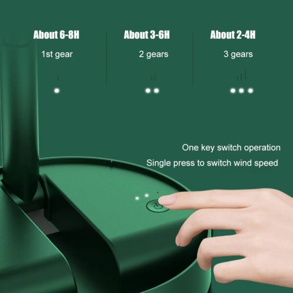 Rechargeable Mini Folding Telescopic Fan