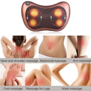 Pillow Massager with Deep Kneading Heated Massage Nodes