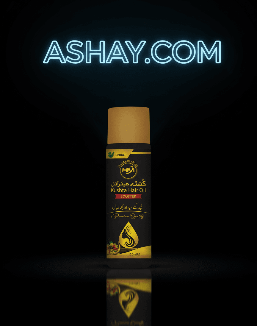 Kushta Herbal Hair Oil 120ML | Hakeem Musa Enriched Natural Oil for Healthy Hair Growth | Traditional Herbal Formula