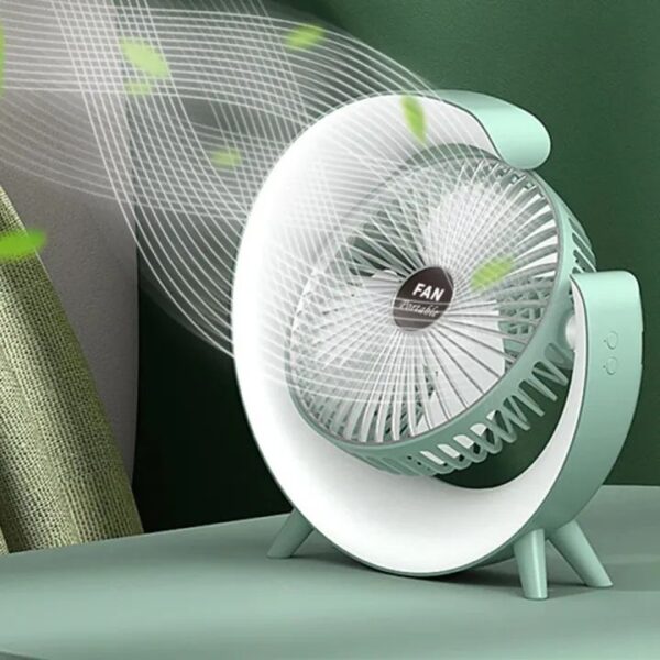 Running Horse Lamp Standing Fan