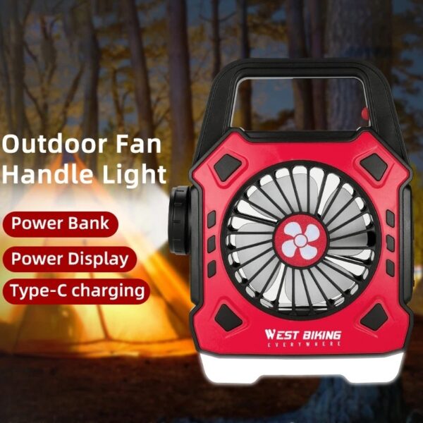 Multipurpose Rechargeable Desk & Camping Fan