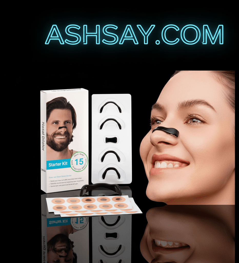 Next Generation of Snore Relief with Sleepco Magnetic Nose Strips | Anti-Snoring Nasal Device for Better Sleep & Breathing