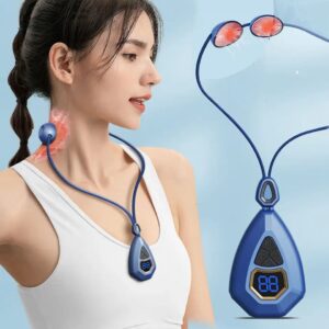 Home 2 Smart Neck Massager with EMS Technology and Heat Therapy