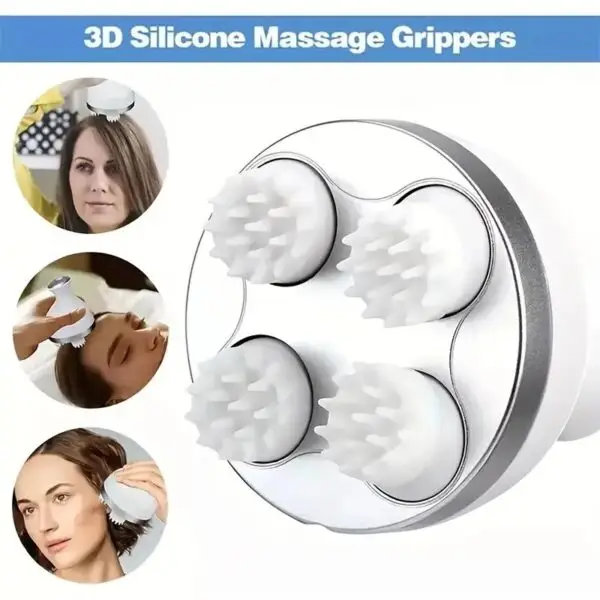 Electric Meridian Massage Device with 4 Moveable Clusters