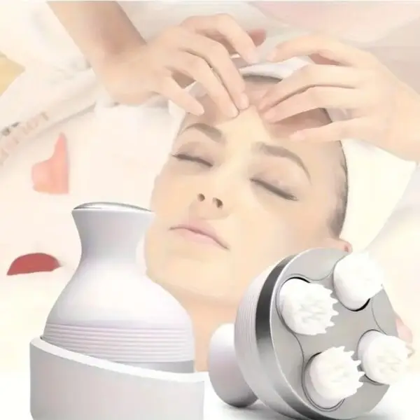 Electric Meridian Massage Device with 4 Moveable Clusters