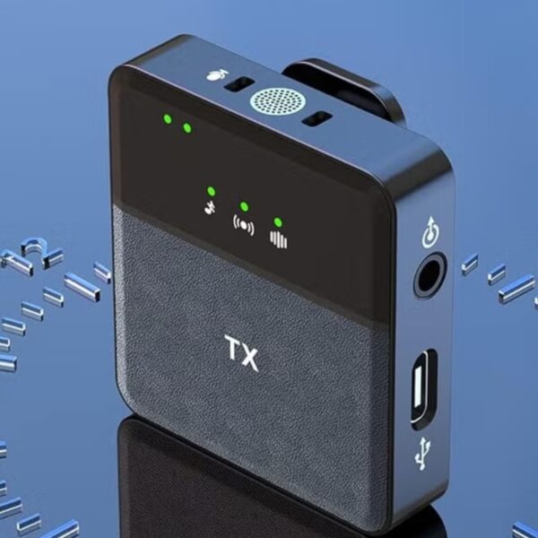 K85 Ultracompact Type-C Wireless Lavalier Microphone | Single Mic with Noise Cancellation | Plug & Play