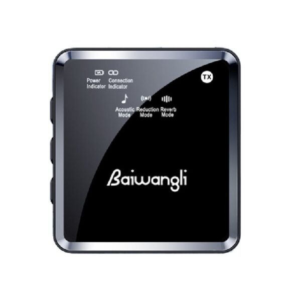 BAIWANGLI SX39 Type-C Wireless Lavalier Microphone | 1 Transmitter & 1 Receiver | Noise Reduction, Plug & Play, Real-Time Sync Audio for Android, YouTube, Vlogging, TikTok