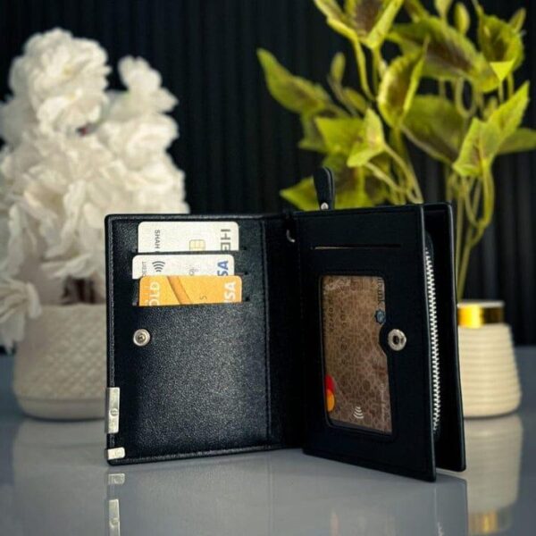 Balebaily PU Leather Wallet for Men – Fashionable & Durable Money Clip Wallet with Zipper