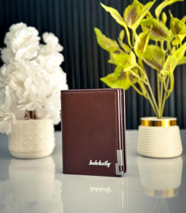 Balebaily PU Leather Wallet for Men – Fashionable & Durable Money Clip Wallet with Zipper