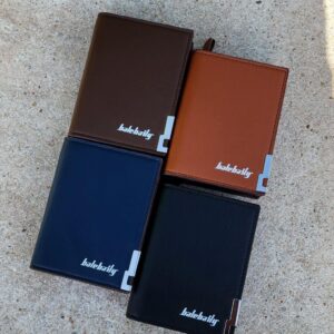 Balebaily PU Leather Wallet for Men – Fashionable & Durable Money Clip Wallet with Zipper