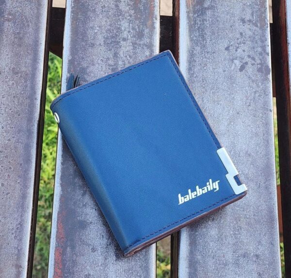 Balebaily PU Leather Wallet for Men – Fashionable & Durable Money Clip Wallet with Zipper