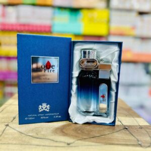 Love On Fire Men’s Perfume 100ML | Spicy Blue Eau de Parfum with Pocket Perfume