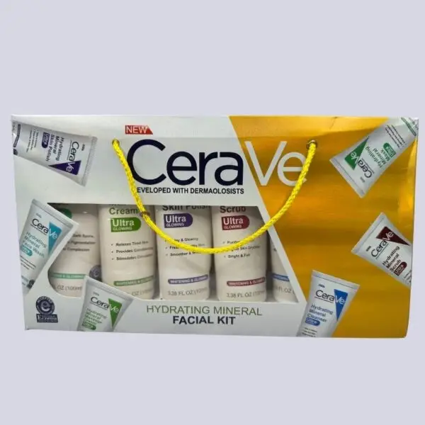 Pack of 6 – CeraVe Hydrating Mineral Facial Kit in Pakistan | Deep Moisture, Skin Barrier Repair & Best Dermatologist-Recommended Skincare