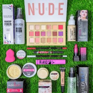 Complete Cosmetics Kit with 14 Pcs Essentials - Makeup