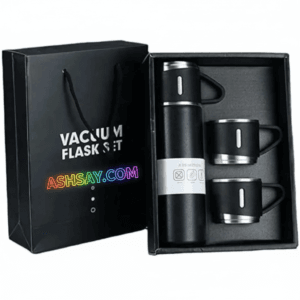 Premium Stainless Steel Vacuum Flask Set – Keep Drinks Hot & Cold for Long Hours